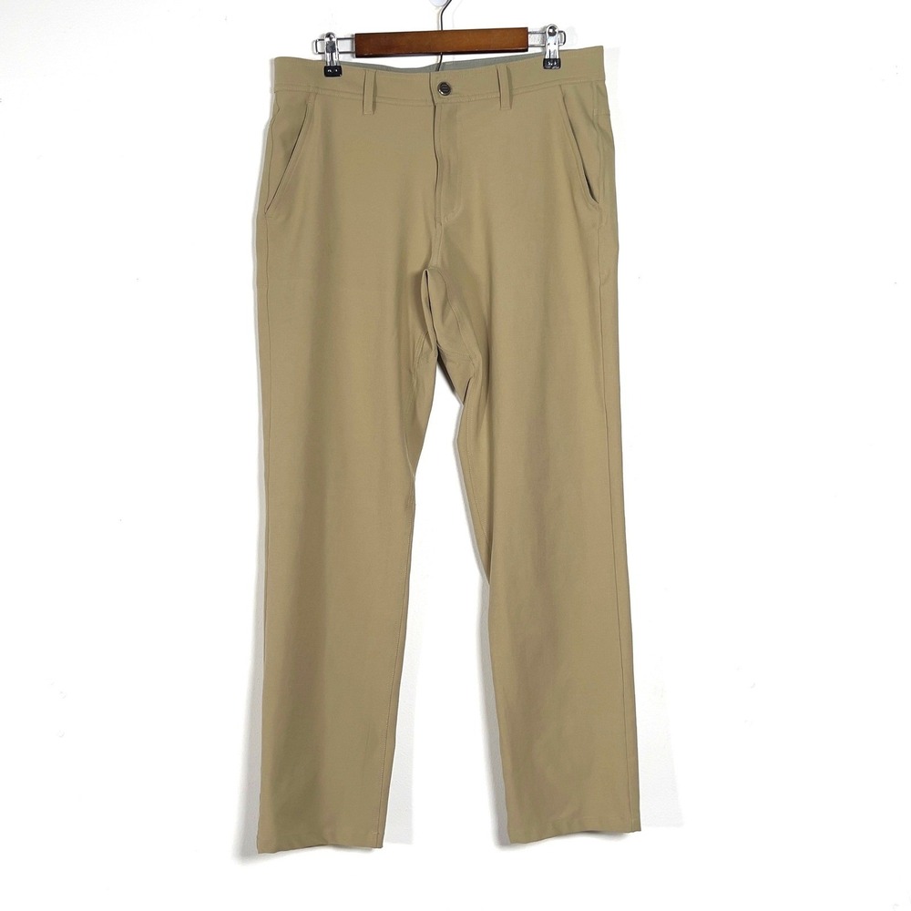 Free Fly Everyday Pants Mens 34/32 Khaki Stretch‎ Performance Outdoor Trousers